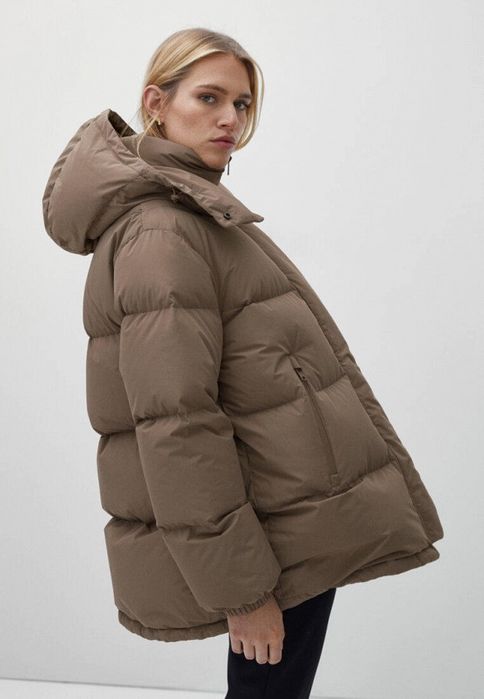 Kurtka puchowa Massimo Dutti M 38 oversize