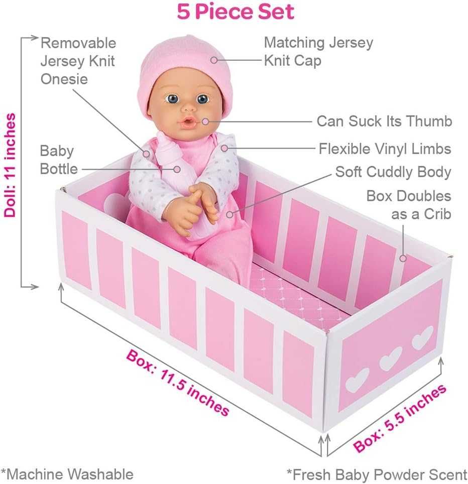 My First Baby Doll.Моя перша лялька weet Baby Blossom 28см адора