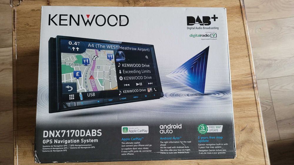 Radio Kenwood DNX-7170DABS HDMI DVD BT GPS DAB+ Nawigacja Garmin