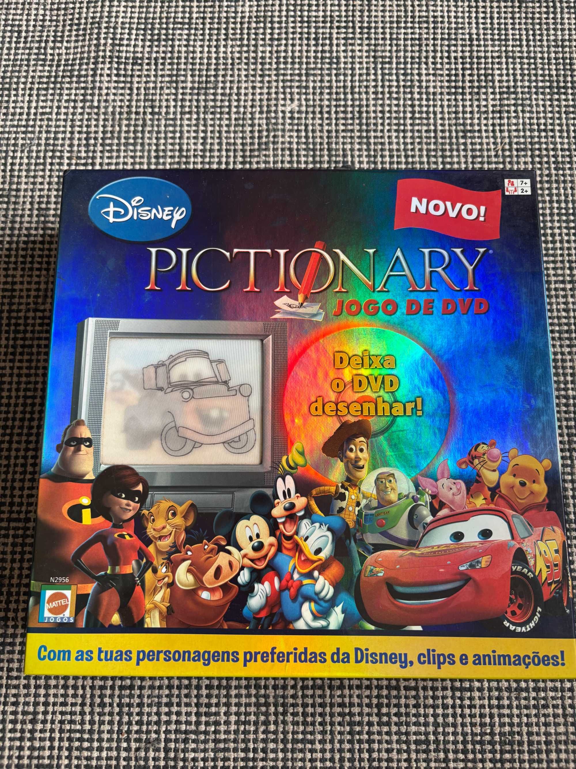 Pictionary Disney | Jogo de Tabuleiro + DVD