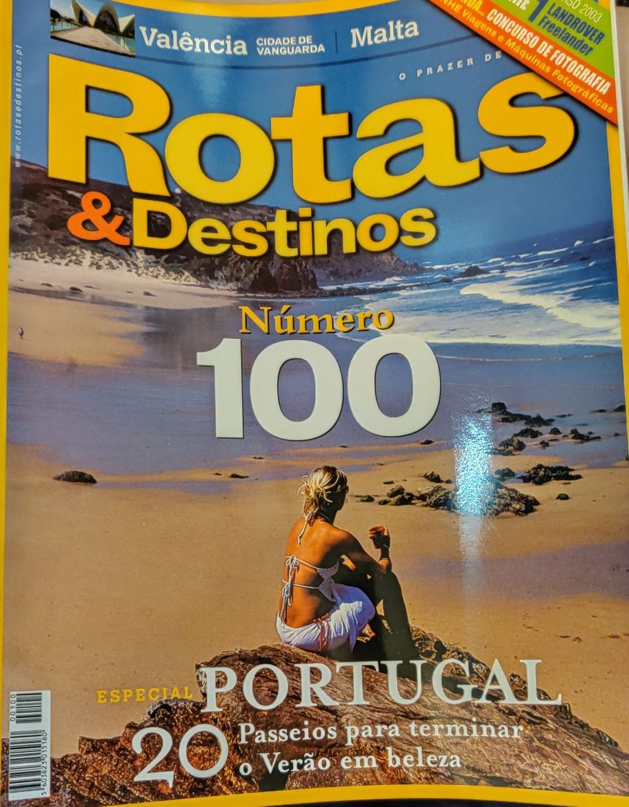 Conjunto de 75 revistas de Rotas e Destinos (também vendo em separado)