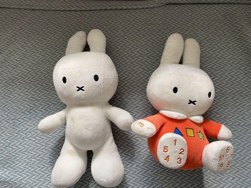 Królik Miffy duży 2 króliki pluszaki duże