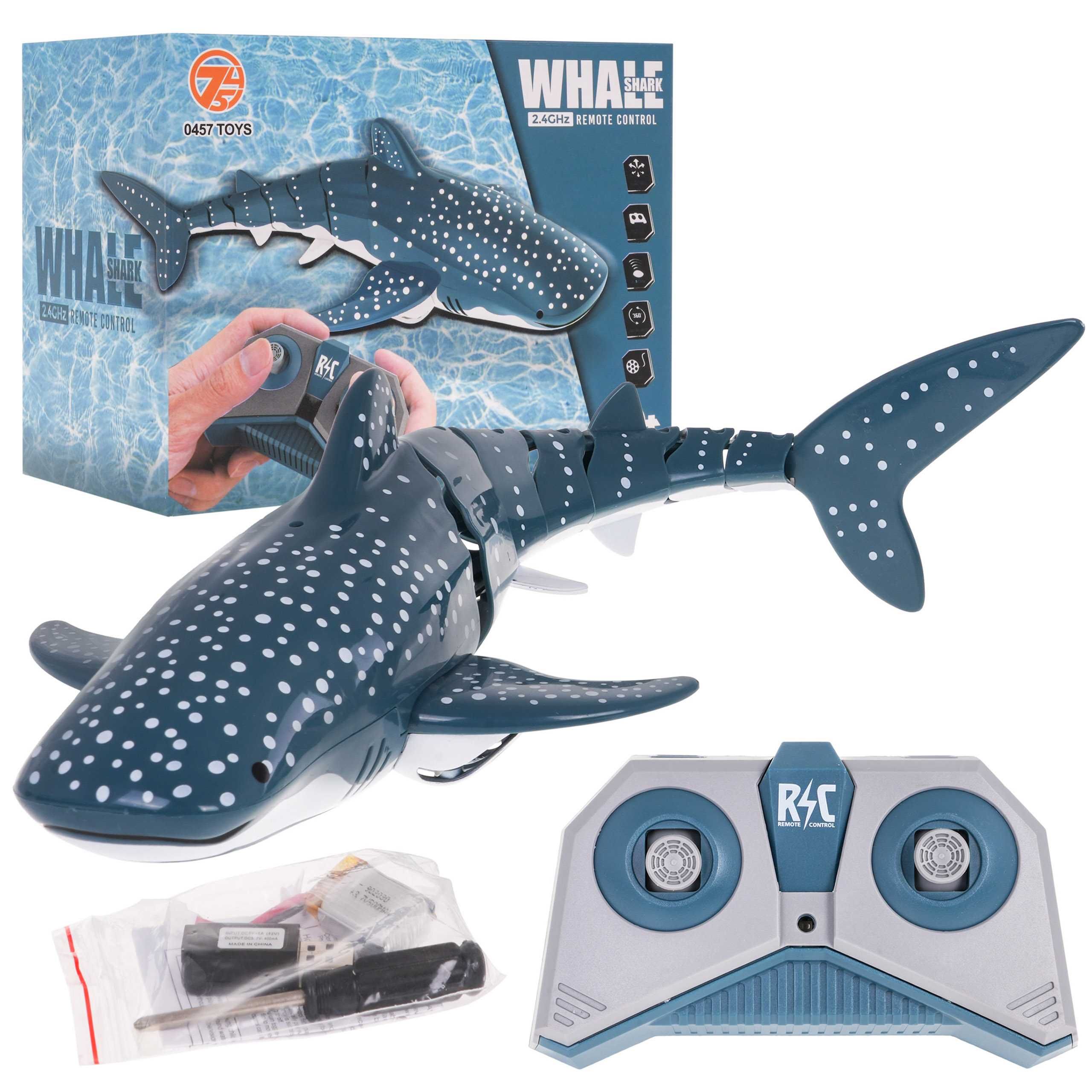 Zabawka Wodna Wieloryb zdalnie sterowana dla dzieci 6+