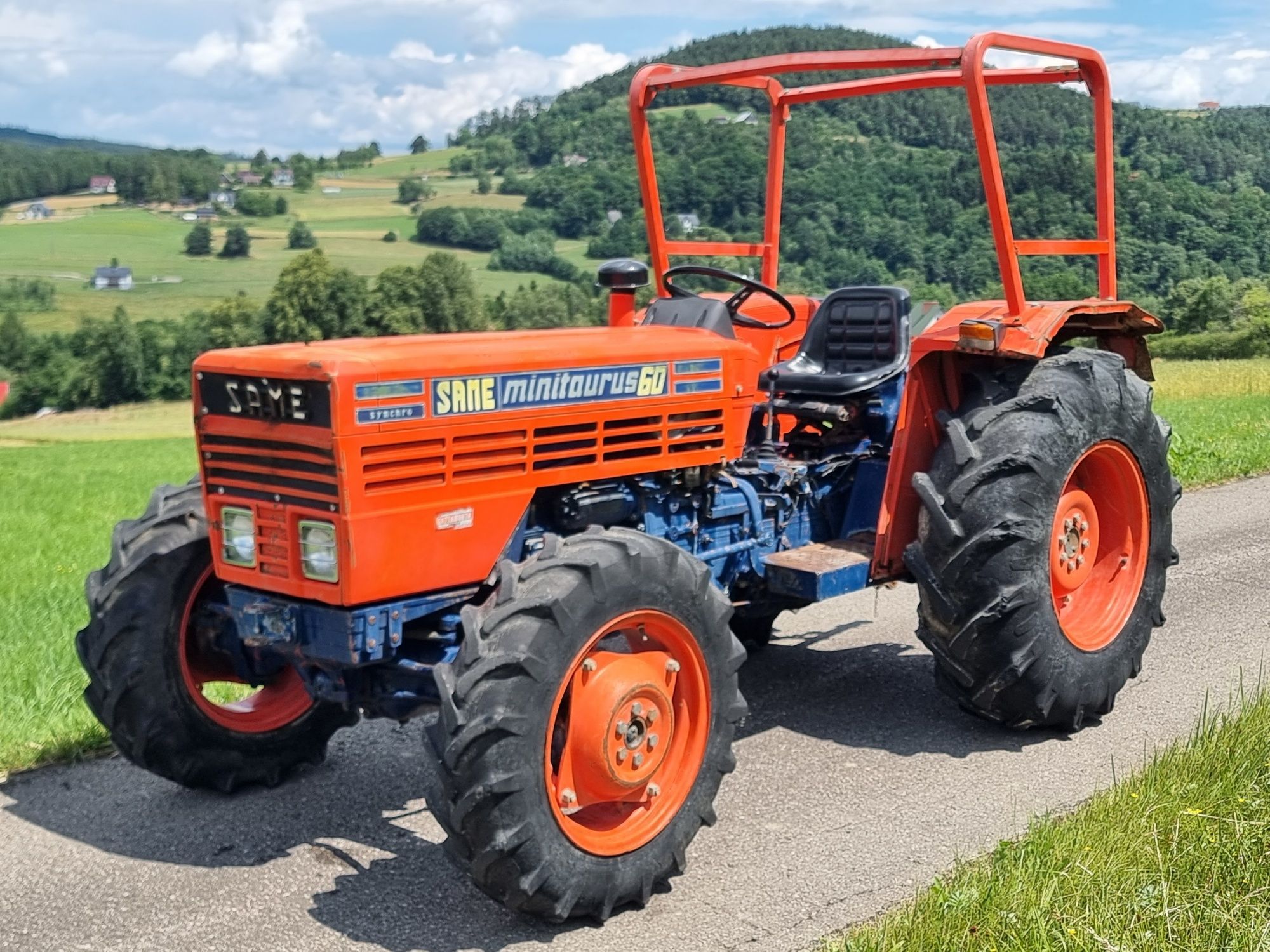 Ciągnik Same Minitaurus 60. Napęd 4x4, REWERS, Pełzaki*