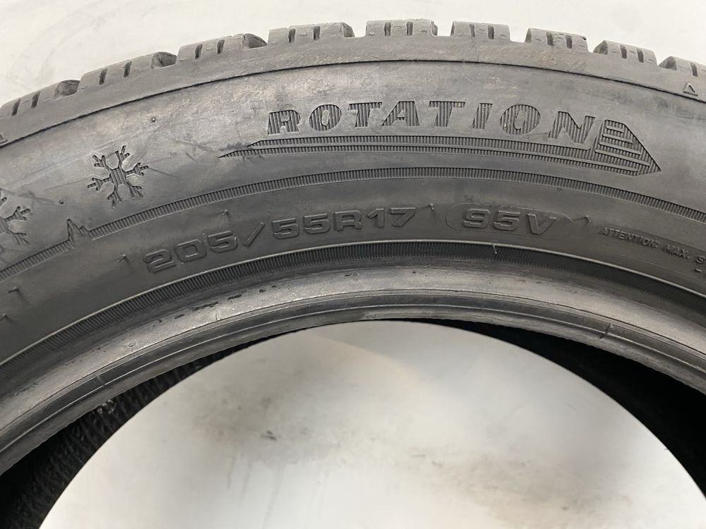 2x 205/55/17 Dunlop Winter Sport5 / 2020r 8mm / GWARANCJA