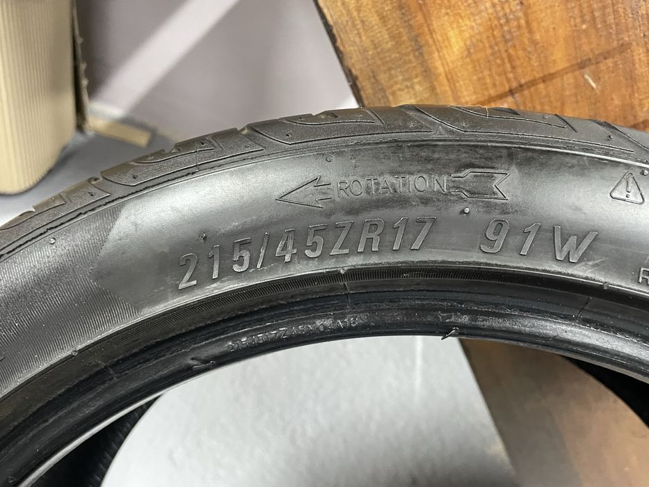 Колесо шина одиночка 215/45/17