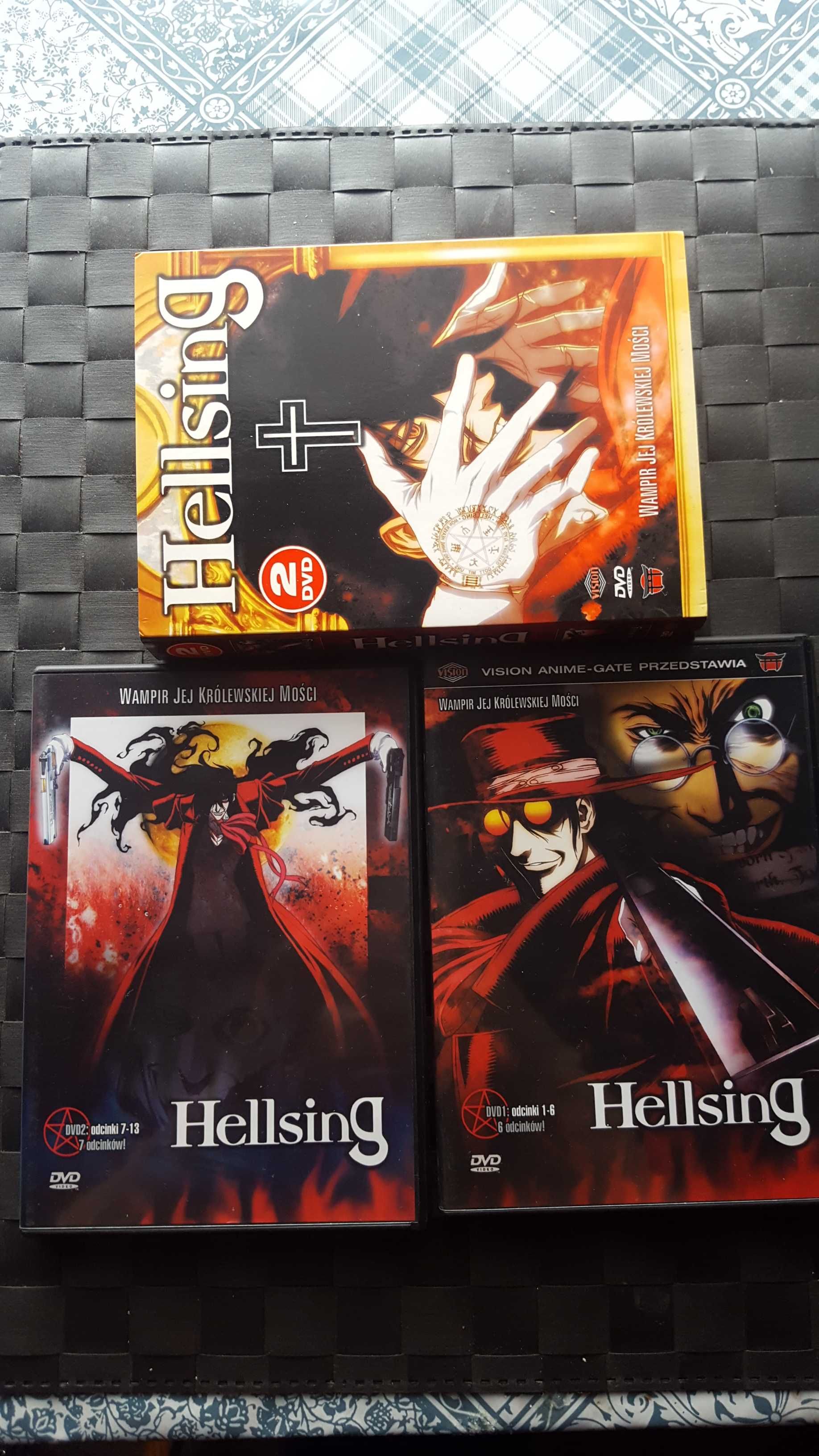 Hellsing BOX 2dvd + dodatki anime manga