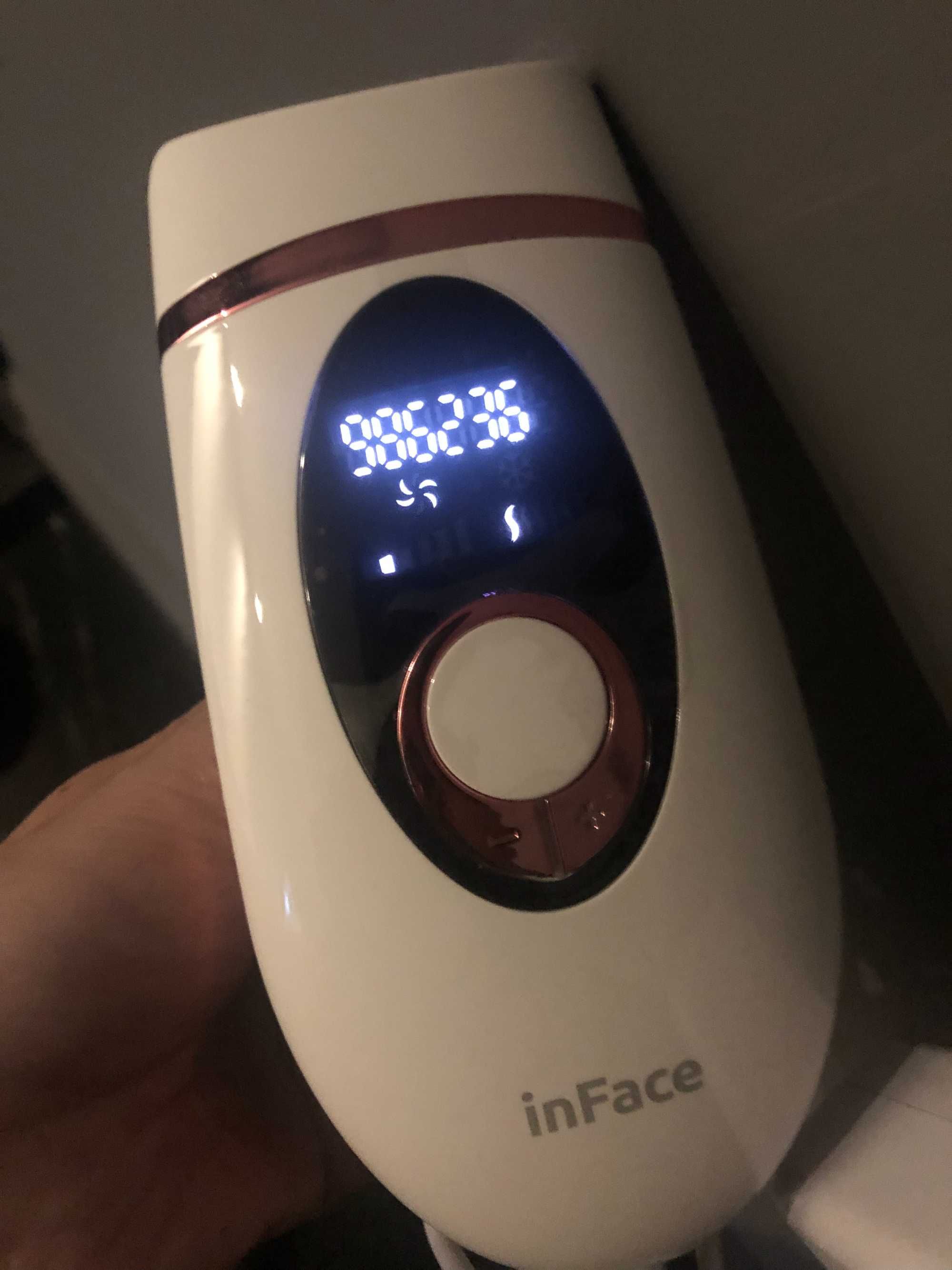 InFace depilator róż IPL Professional Depilatory Laser ZH-01D jak NOWY