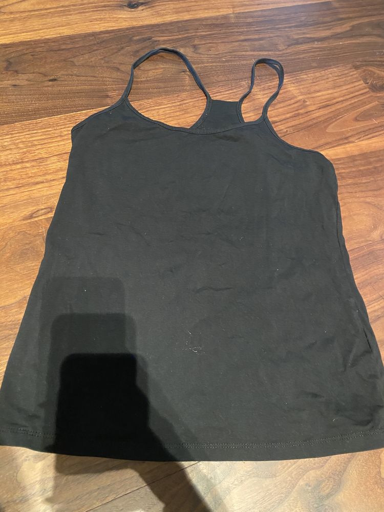 Czarny tank top S