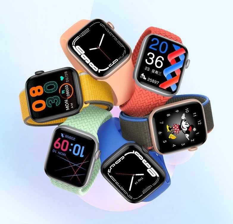 SmartWatch telefon BT, tętno, ciśnienie, O2,powiadomienia, menu PL.