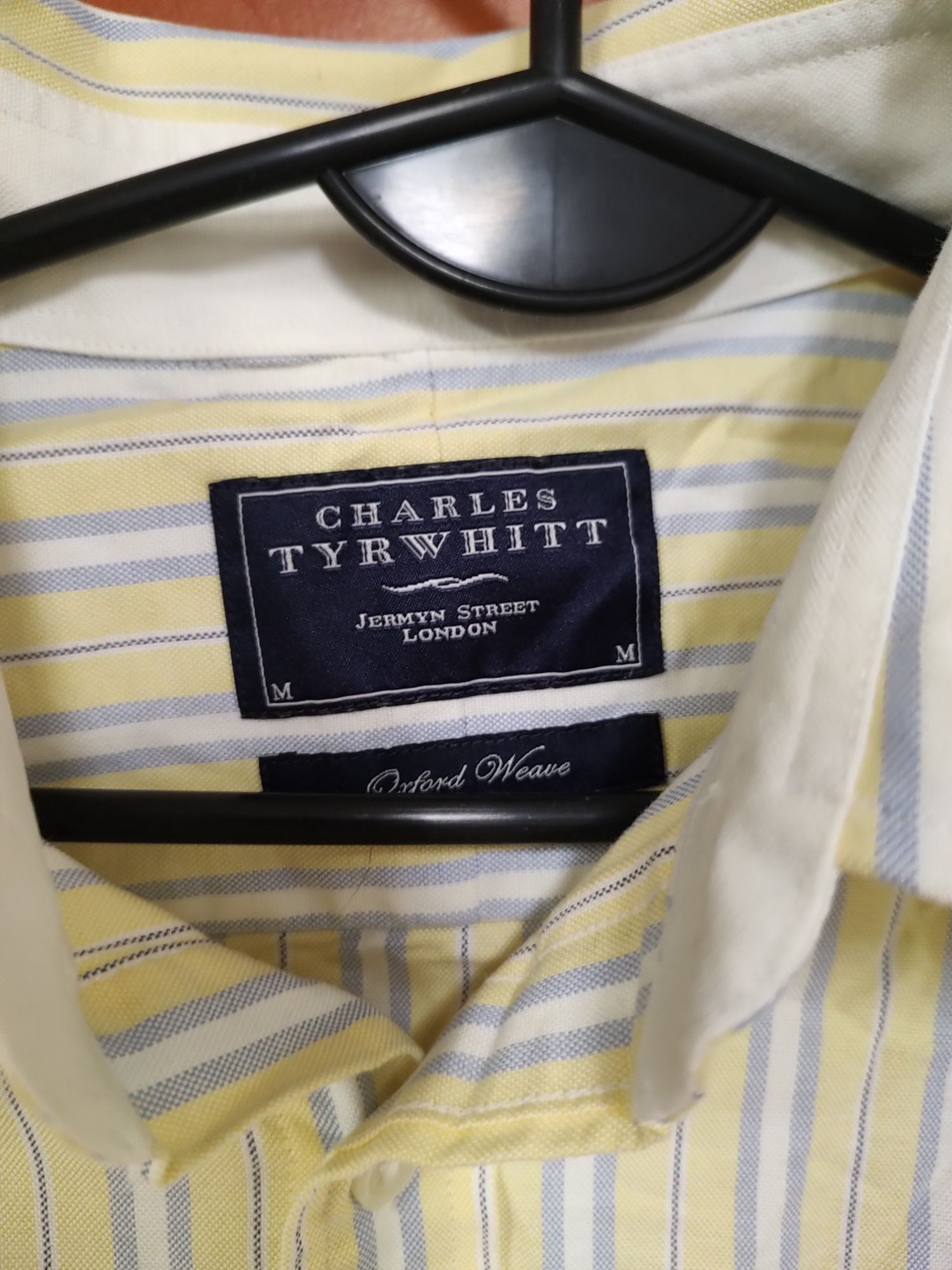 Koszula męska w paski bawełniana rozmiar M Charles Tyrwhitt Oxford Lon