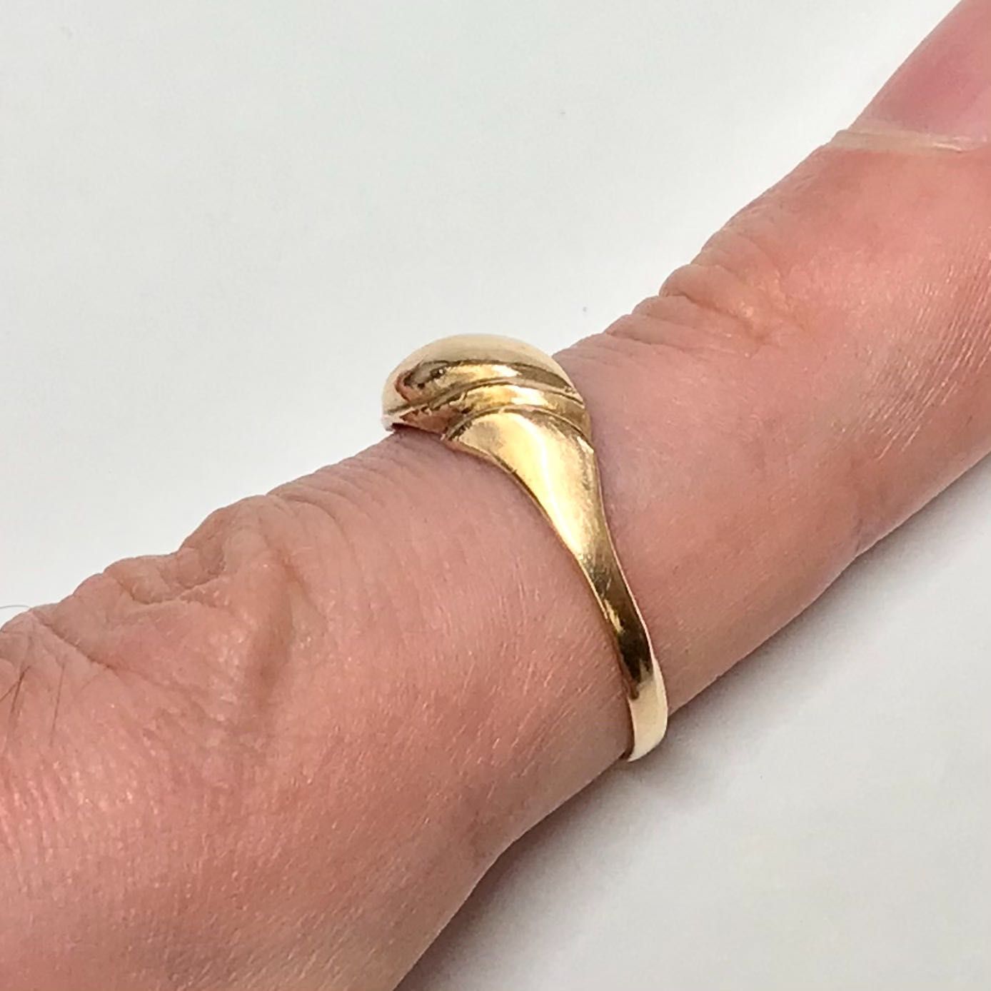 Złoty pierścionek 14K PIĘKNY jak dla KSIĘŻNICZKI