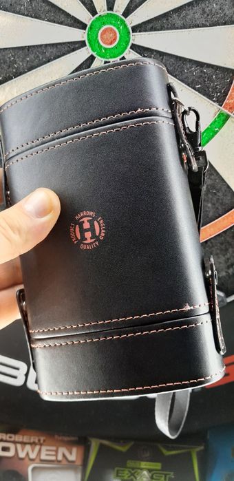 Etui na lotki dart harrows skórzane