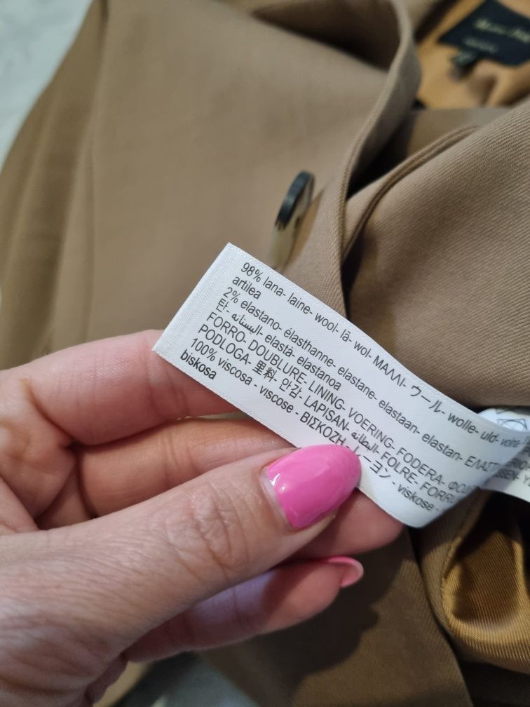 Wełniana marynarka Massimo Dutti xs
