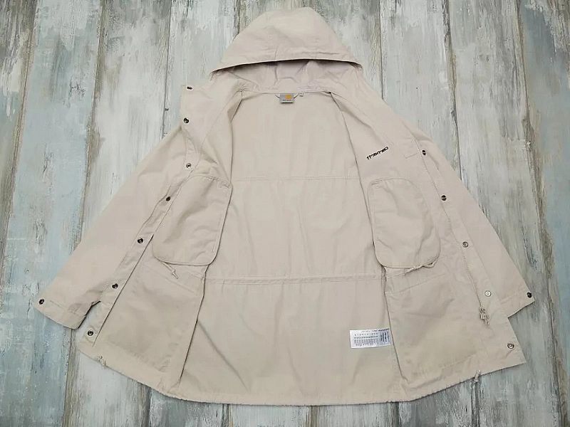 Carhartt Wip Battle Parka Kurtka Piaskowa Premium