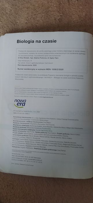 Biologia na czasie 2 zakres podstawowy