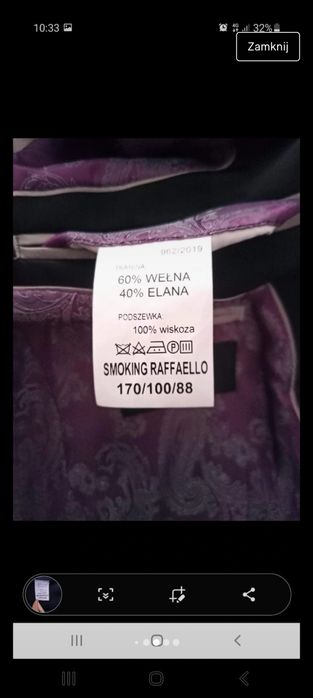 Garnitur ślubny slim