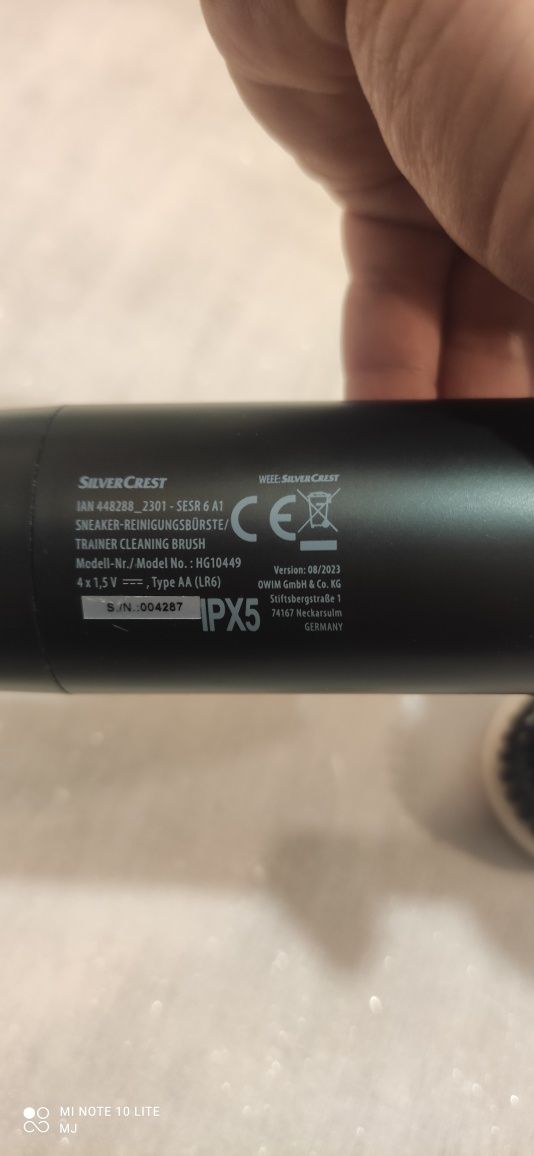 Szczotka do czyszczenia butów z 3 końcówkami