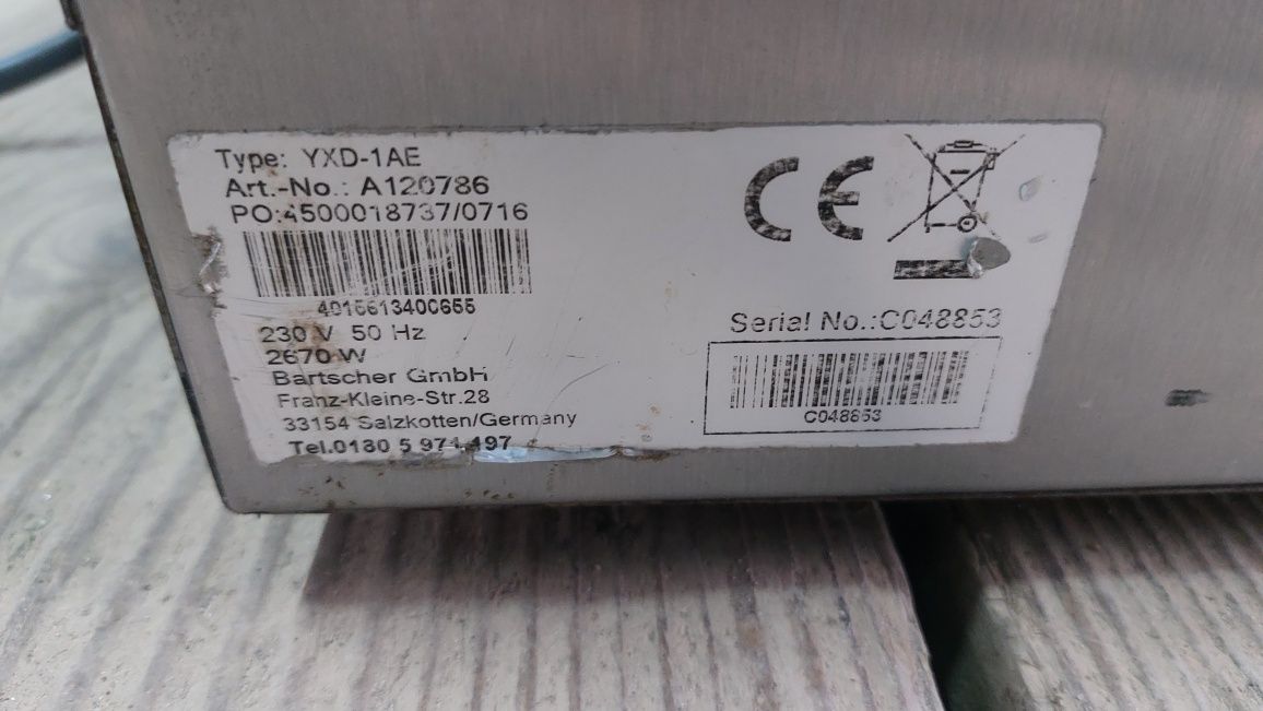 Конвекційна піч конвектомат Bartscher YXD-1AE