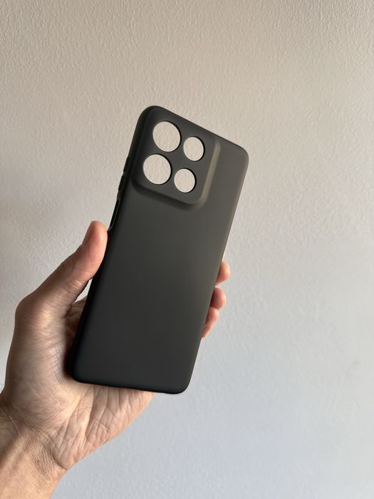 Etui plecki silikon czarne do MOTOROLA MOTO G56