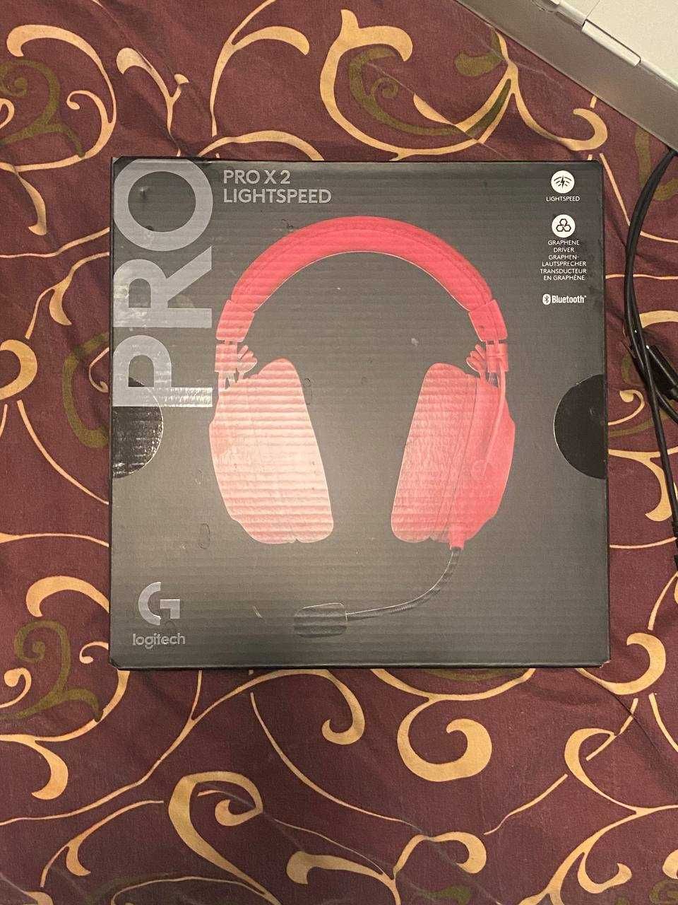 Słuchawki Logitech Pro X 2 Lightspeed Magenta