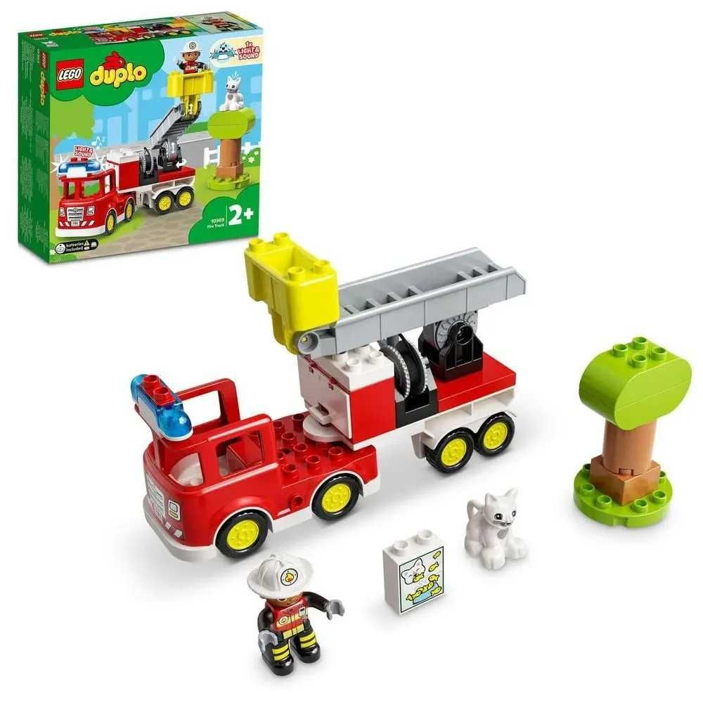 Zestaw klocków LEGO Duplo 10969 Wóz strażacki 10969 dla najmłodszych