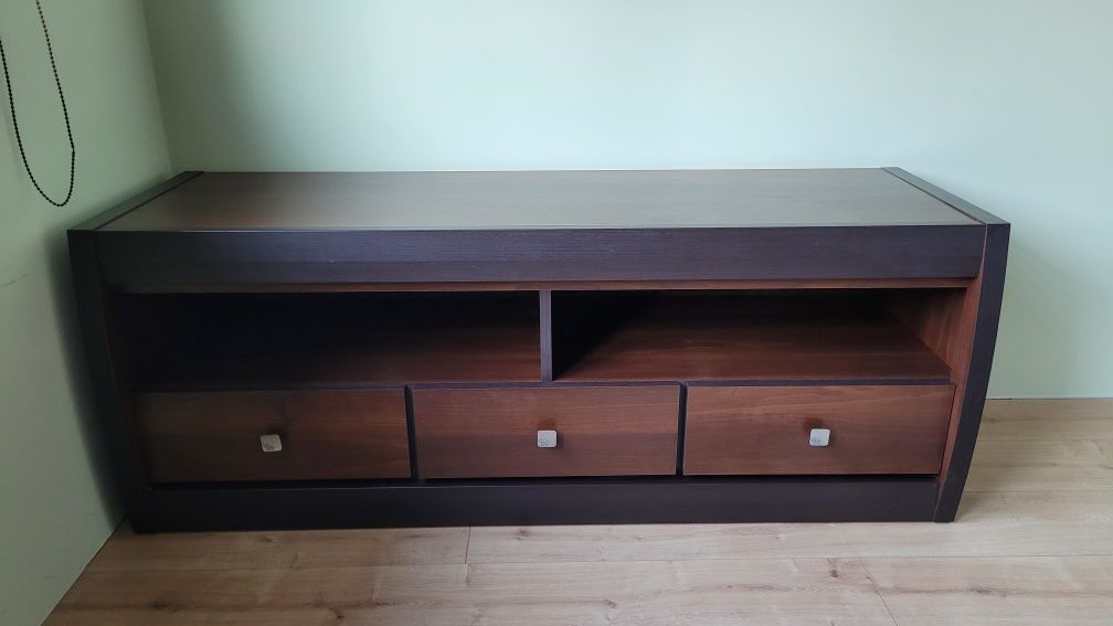 Szafka RTV Black Red White Forrest