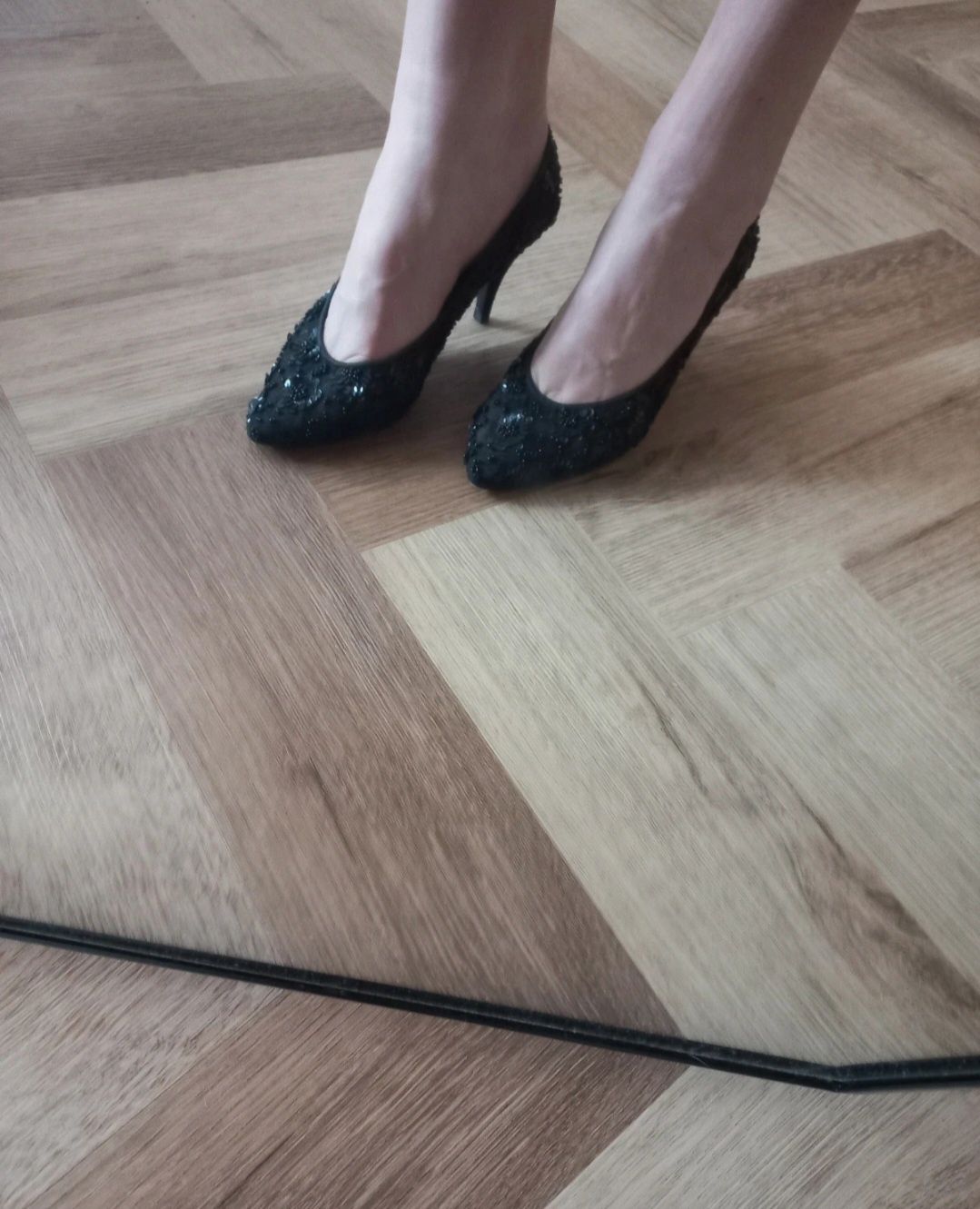 Czółenka buty na obcasie