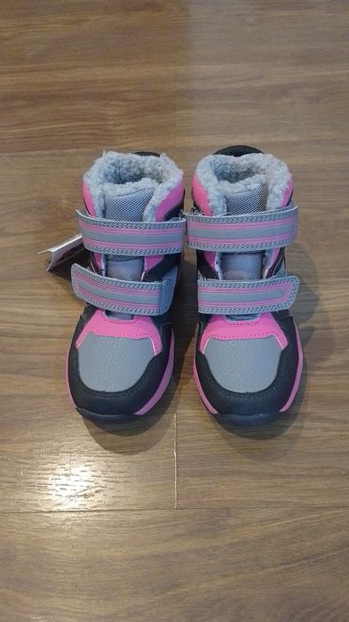 NOWE Buty zimowe kozaki dziewczęce rozm27