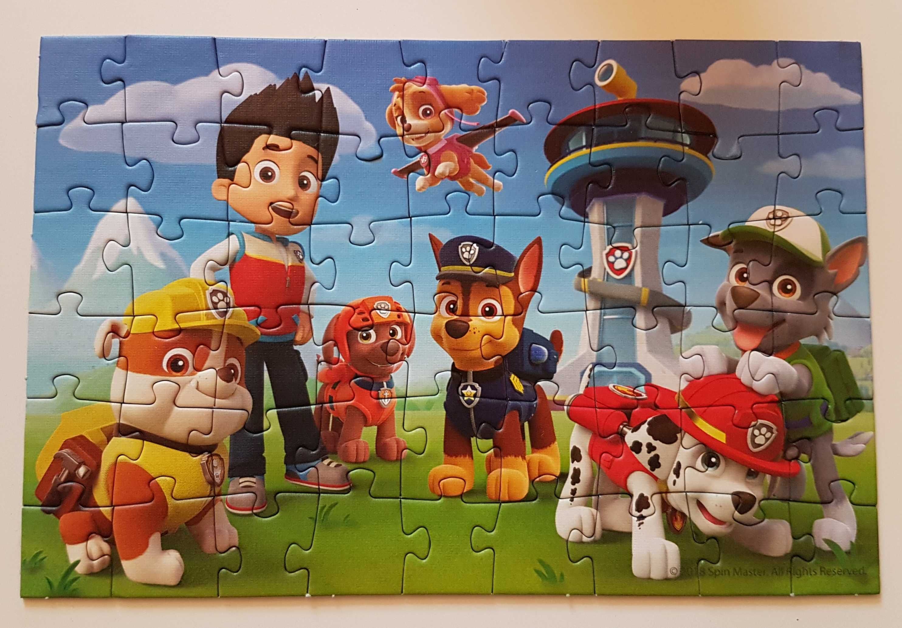 Mini puzzle Psi Patrol jak nowe