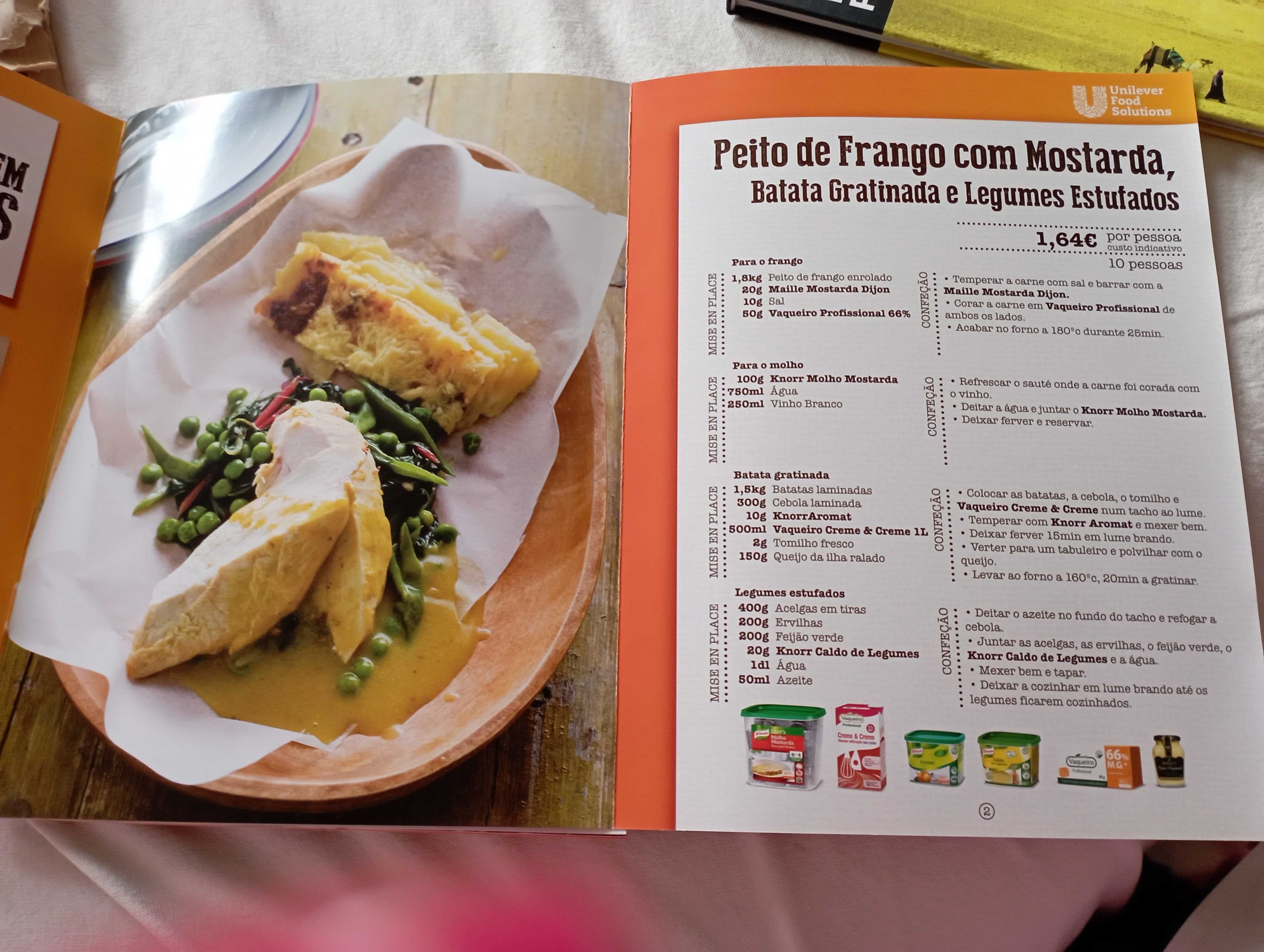 Brochura O Chef recomenda: receitas com molhos