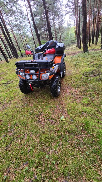 Quad 4x4 homologacja. Nowe opony - wyciagarka - kufer - alufelgi.