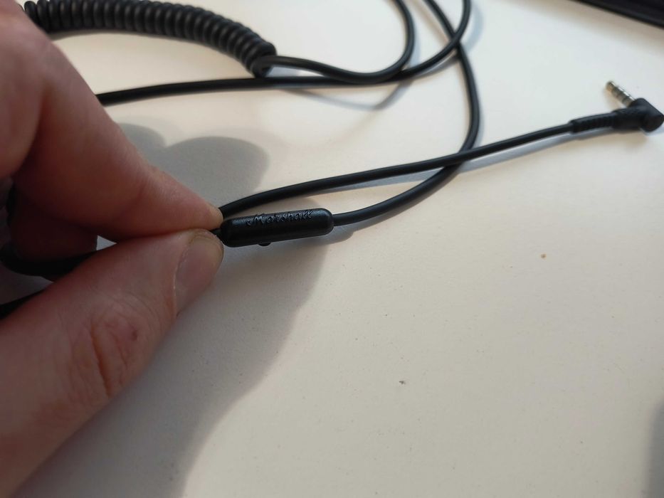 Kabel do słuchawek Marshall. Jack 3.5mm, mikrofon. Oryginał
