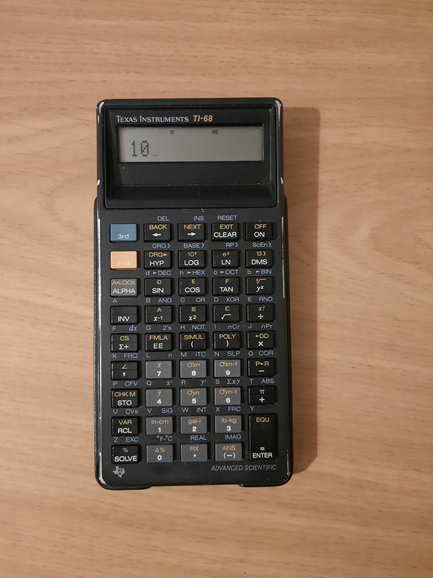 Máquina calculadora Texas Instruments