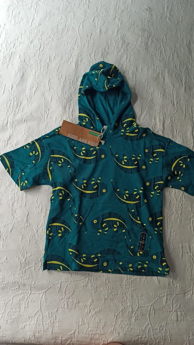 Bluza koszulka z krótkim rękawem nowa Coccodrillo rozmiar 116 iguana