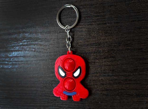 Брелок Человек-паук Marvel Spiderman Игрушка антистресс Push Poppers