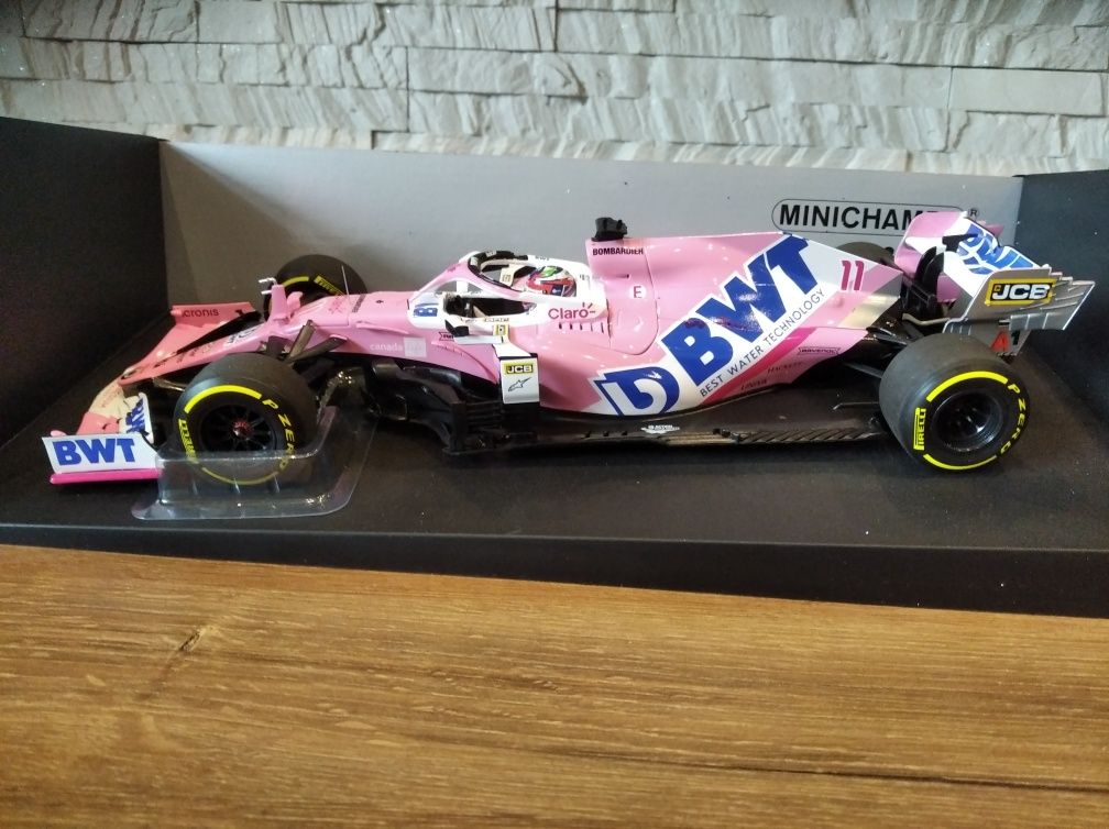 1:18 Minichamps BWT Racing Point F1 Team Mercedes RP20 S.Perez GP2020