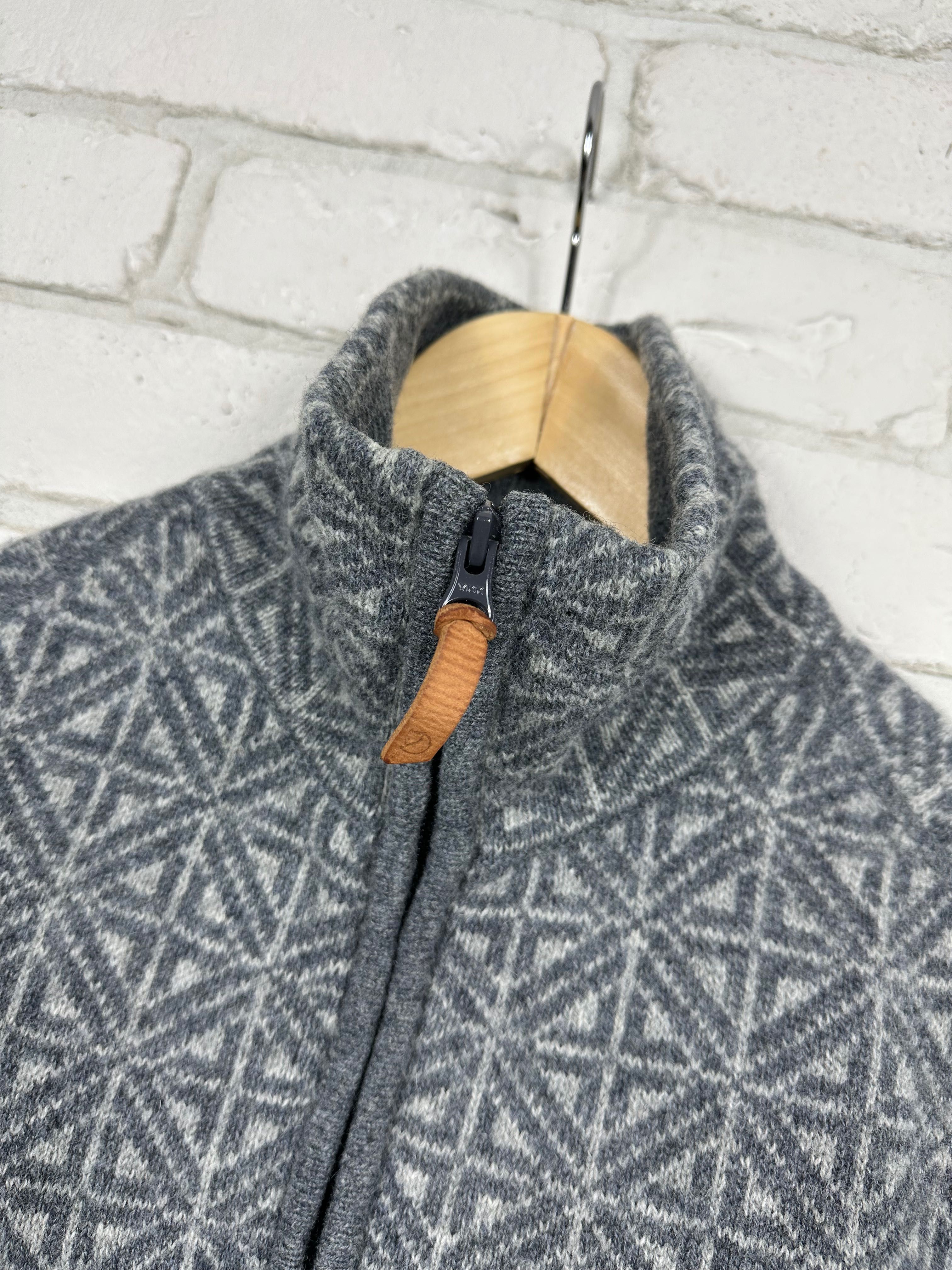 Sweter wełniany Fjällräven Övik Frost Cardigan W