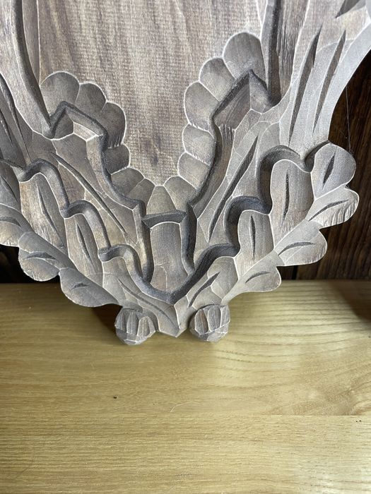 Deska pod poroże koiołka bejcowana malowana drewniana