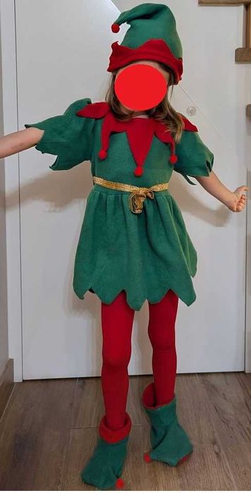 Strój elfa, dla dziewczynki, sliczny idealny, super stan rozm. 92-104