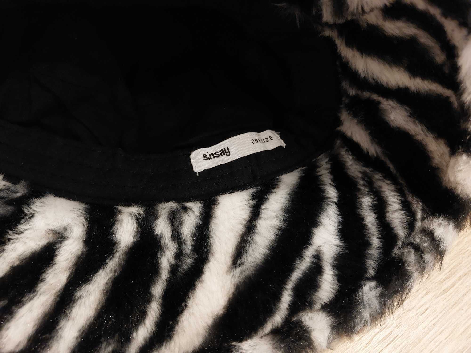 Kapelusz Bucket Hat Zebra Unisex Rozmiar Uniwersalny NOWY