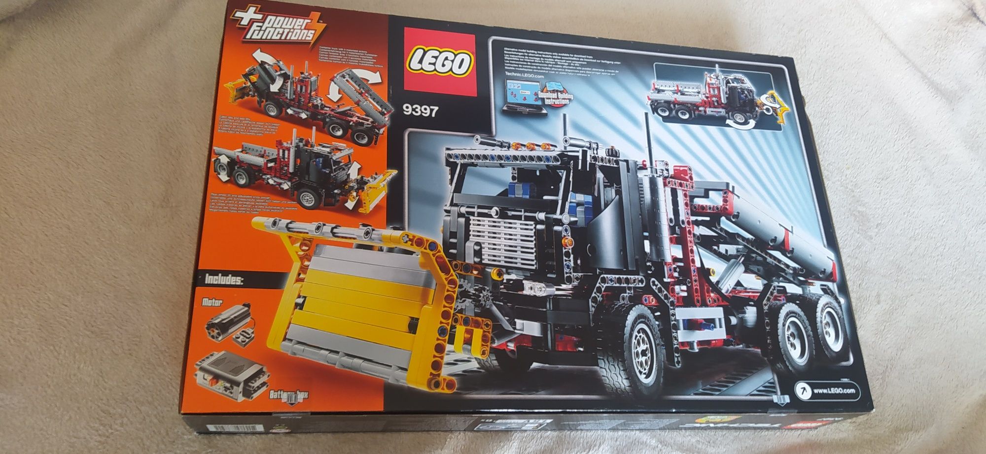 Lego Technic 9397 Nowe ciezarowka do przewozu drewna