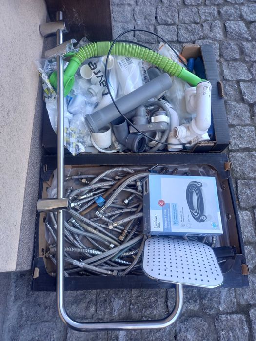 Porządki garażowe elektronika wentylatory pompy wody i inne