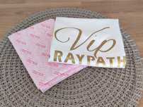 RAYPATH  Ręczniki 50x80 Sunbeam sport BIAŁY I RÓŻOWY