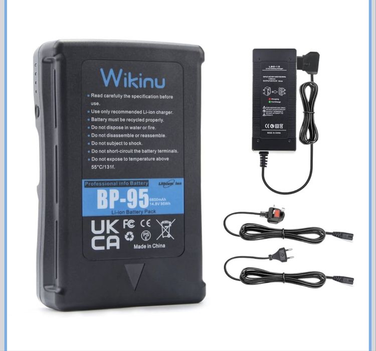 Wikinu 95Wh 6600mAh V-mount/V-Lock Bateria do kamery Sony