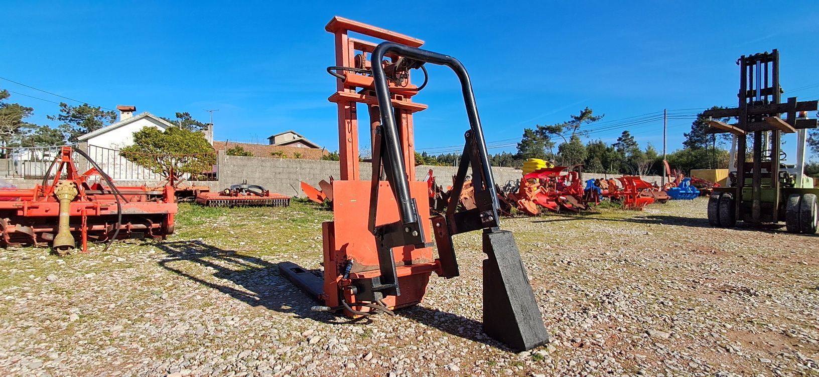 Porta paletes / Empilhador hidraulico p/tractor