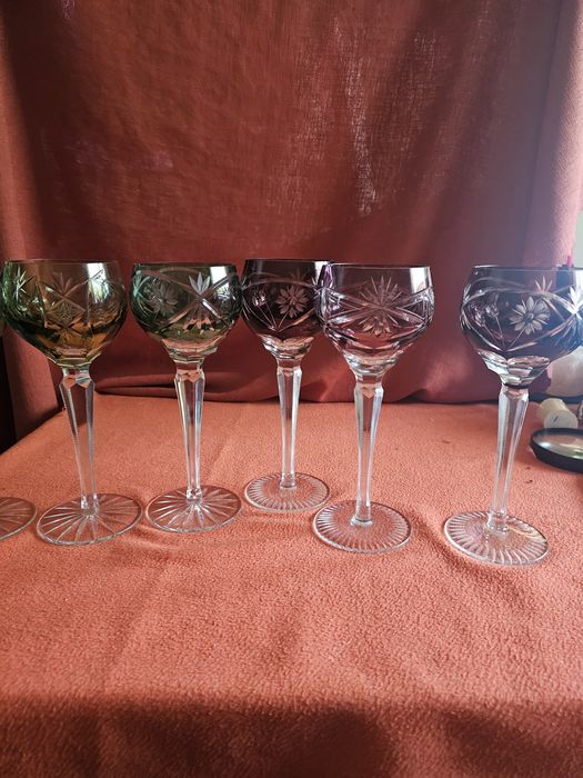 Kieliszki krysztalowe