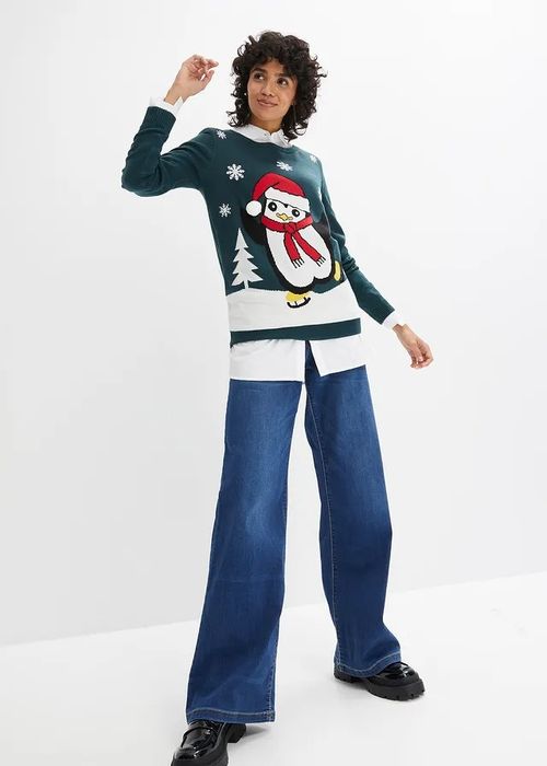 B.P.C sweter świąteczny bożonarodzeniowy ^48/50