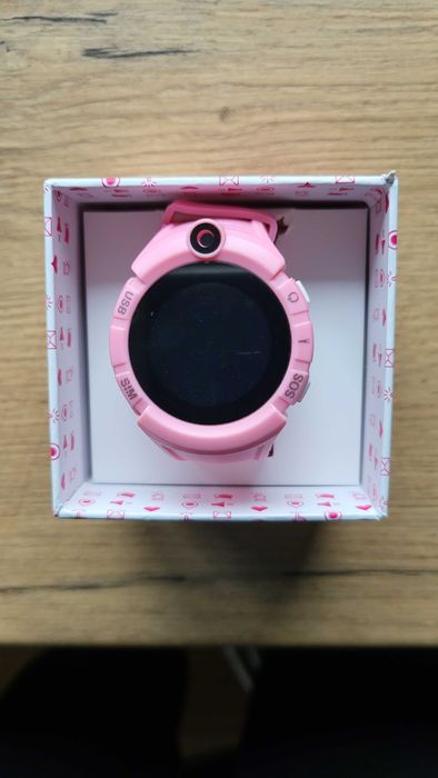 Smart Watch z lokalizatorem GPS - Art AW-K03 różowy