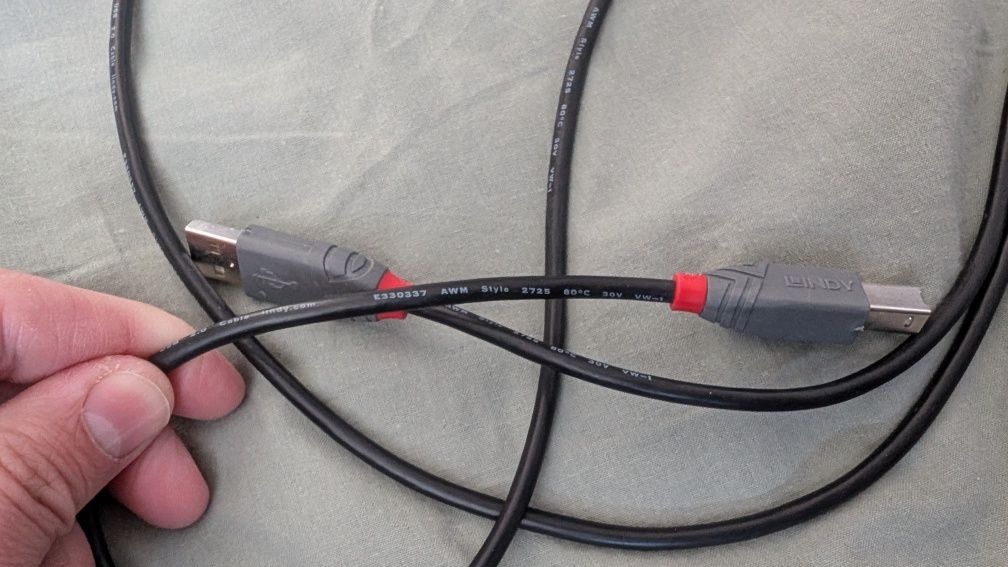 Kabel USB 2.0 A-B - 2m do drukarki